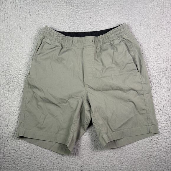 Lululemon Bowline Shorts Mens S Green 8" Stretch Elastic Performance M7AAPS - Picture 1 of 8